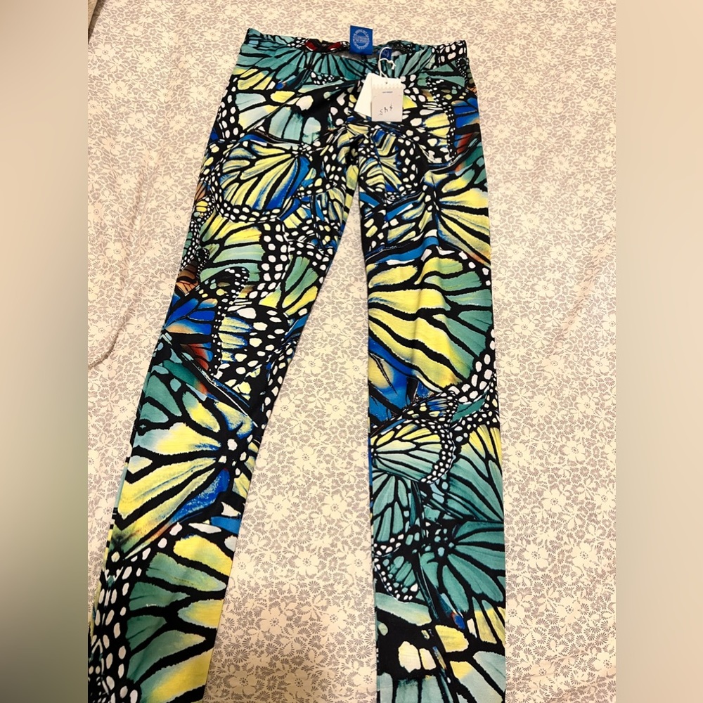 NEW Adidas XS multicolor leggings